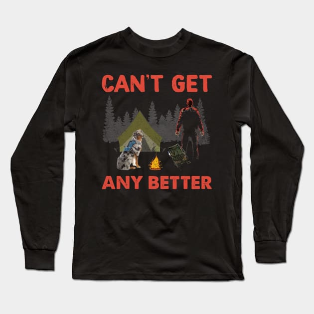 Can't Get Any Better Adventure Dog Long Sleeve T-Shirt by 13Lines Art